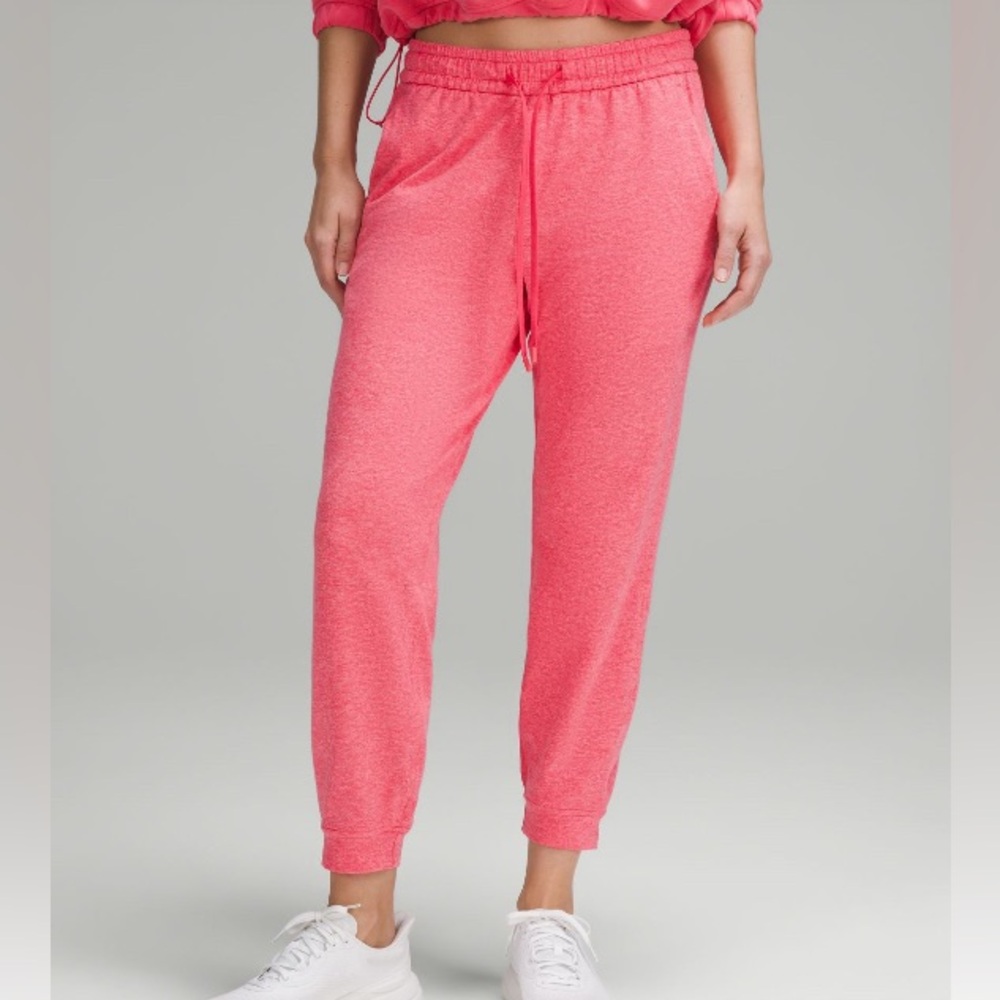 Lululemon Soft Jersey Classic Fit Joggers Glaze Pink